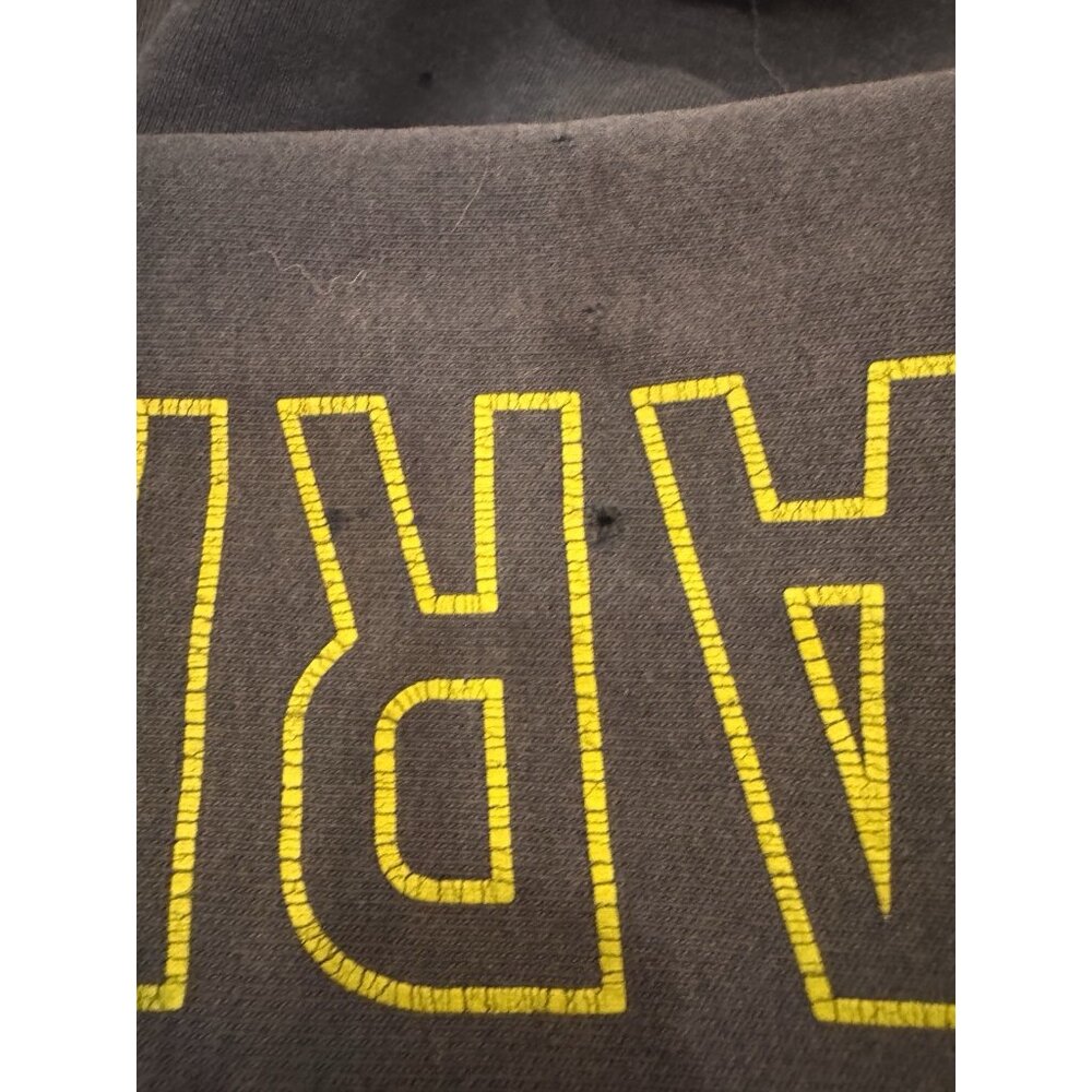Carhartt XL Pullover Hoodie Work Worn Distressed Welding Burn Holes Oil Stains - Picture 10 of 14